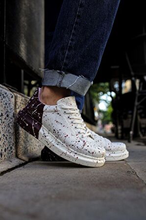 Chekich CH254 BT Erkek Ayakkabı 517 KIRMIZI / SİYAH / KOYU MOR SPLUSH