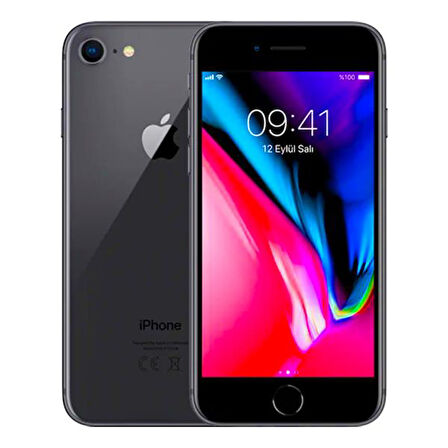 APPLE IPHONE 8 SPACE GRAY 256GB YENILENMIS B KALITE (12 AY GARANTILI)