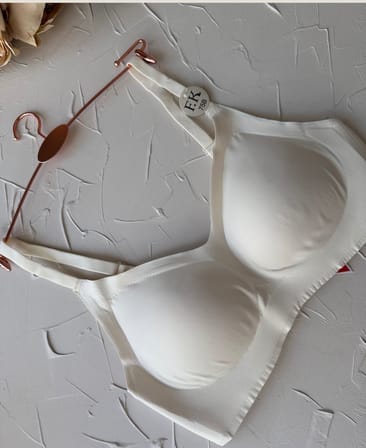 Carma İthal Balensiz Dikişsiz İce-Silk Yarı Push-up İnce Askılı Sütyen