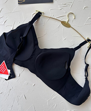 Carma İthal Balensiz Dikişsiz İce-Silk Yarı Push-up İnce Askılı Sütyen