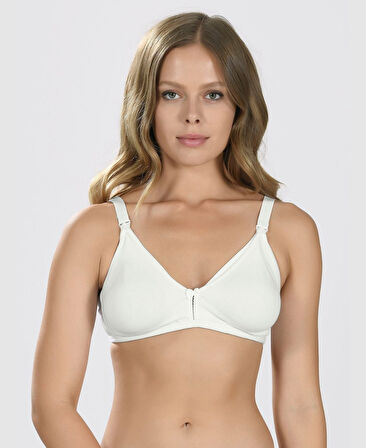 Pamuklu Dikişsiz Kapsız Balensiz Seamless Emzirme Sütyeni -3581