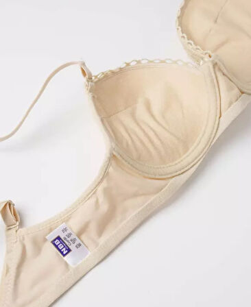 NBB Hafif Destekli Dantelli Balenli Soft Cup Klasik Kesim Sütyen- 3591