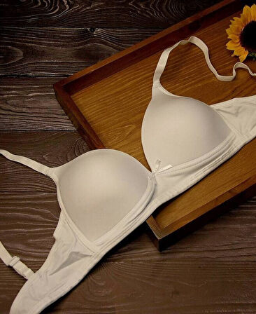 NBB Desteksiz Balensiz İnce Askılı Üçgen Sütyen/Bralet-3680