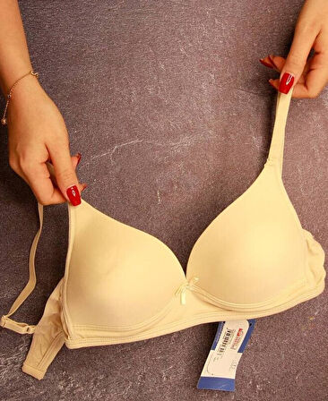 NBB Desteksiz Balensiz İnce Askılı Üçgen Sütyen/Bralet-3680