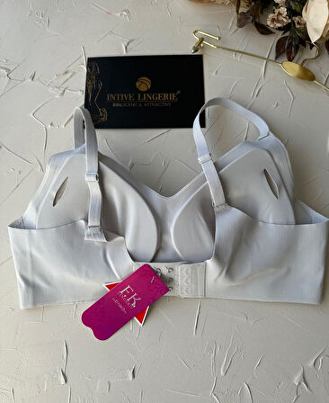 Carma İthal Balensiz Dikişsiz İce-Silk Yarı Push-up İnce Askılı Sütyen