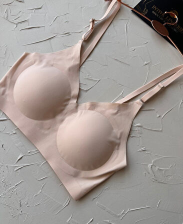 Nessa İnce Askılı Çıkarılabilir Padli Dikişsiz Lazer Kesim İz Yapmaz Kopçasız Bralet-2012