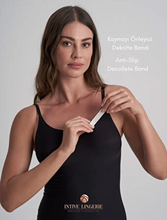 Intive Şeffaf Çift Taraflı Yapışkanlı Dekolte Kaymayı Önleyici Cilt Dostu 36'lı Bant