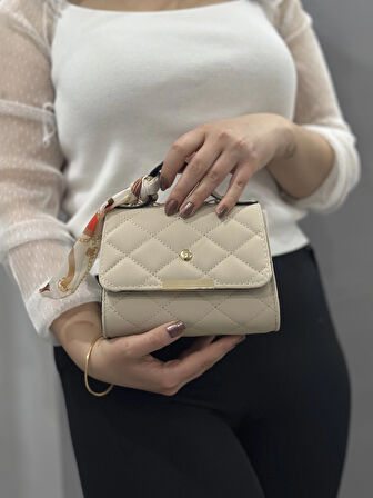 Bej cilt zoje çanta