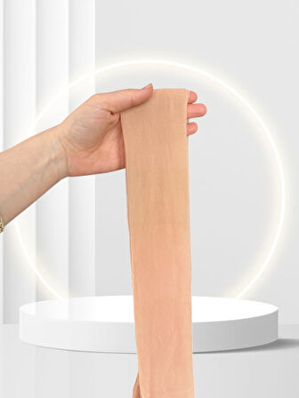 Intive 8 Den Yaz İnceliği Burnu Şeffaf Pamuk Ağlı Dikiş İzi Yapmayan Mat Külotlu Çorap