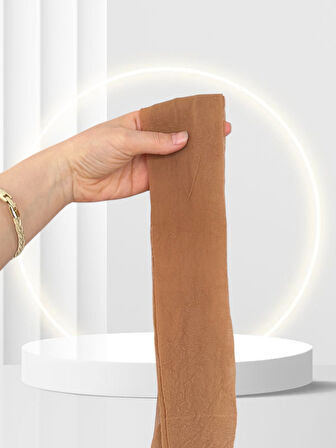 Intive 8 Den Yaz İnceliği Burnu Şeffaf Pamuk Ağlı Dikiş İzi Yapmayan Mat Külotlu Çorap