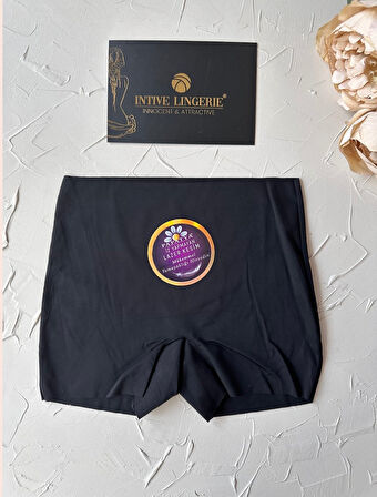 Lina Orta Bel Dikişsiz Ultra Rahat İz Yapmaz Kayan Kumaşlı Kadın Boxer