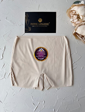 Lina Orta Bel Dikişsiz Ultra Rahat İz Yapmaz Kayan Kumaşlı Kadın Boxer