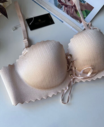 Lady Lazer Kesim Önden Bağlamalı İthal Push-up Maximizer Sütyen