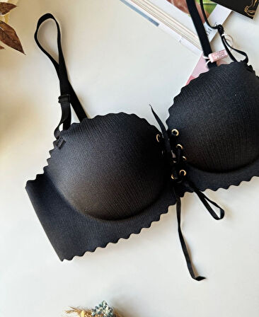 Lady Lazer Kesim Önden Bağlamalı İthal Push-up Maximizer Sütyen