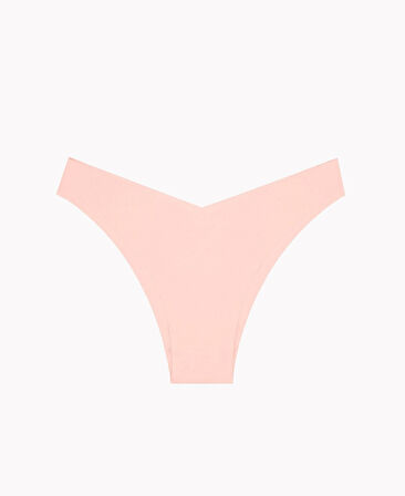 NBB Lazer V Kesim Yüksek Bel 3'lü Paket Külot (Bordo, Ten, Siyah, Pudra)