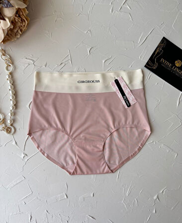 Alina Dikişsiz İz Yapmaz Yüksek Bel Üstün Kalite Beli Yazılı Hafif Slip