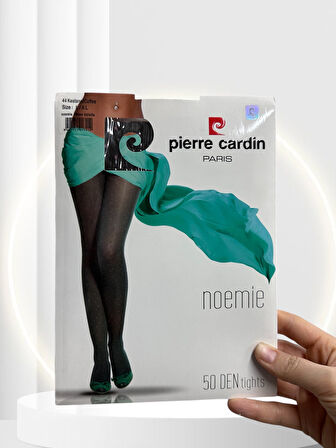 Pierre Cardin Paris Noemie 50 Den Puantiyeli İnce Şık Külotlu Çorap -Mor/Kestane
