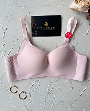 Marie İthal Dikişsiz Balensiz Destekli Toparlayıcı Özellikli Kalın Askılı C Cup Kaliteli Sütyen