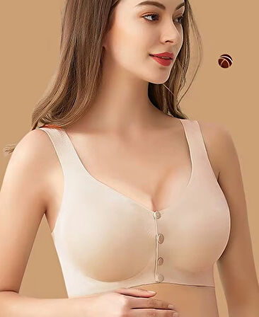 Gracie Lazer Kesim Dikişsiz Önü Çıtçıtlı Açılabilir Rahat Bralet/Sütyen (Emziren Anneler)