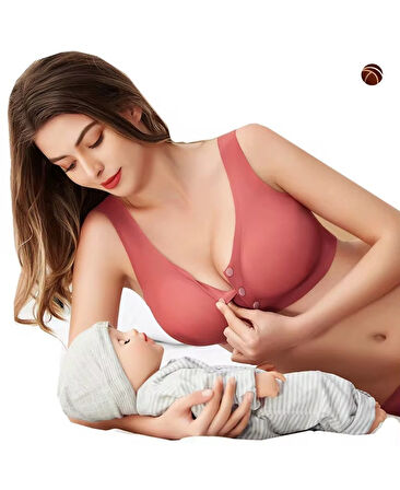 Gracie Lazer Kesim Dikişsiz Önü Çıtçıtlı Açılabilir Rahat Bralet/Sütyen (Emziren Anneler)