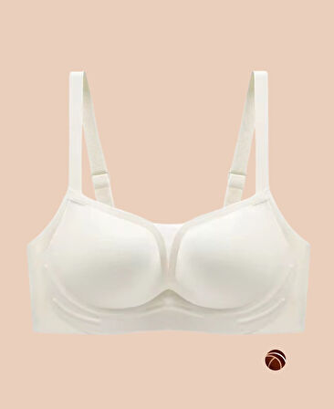 Olivia Balensiz Dikişsiz Lazer Kesim Hafif Destekli Önü Dantel Detaylı Yeni Nesil Sütyen (Intive Özel)