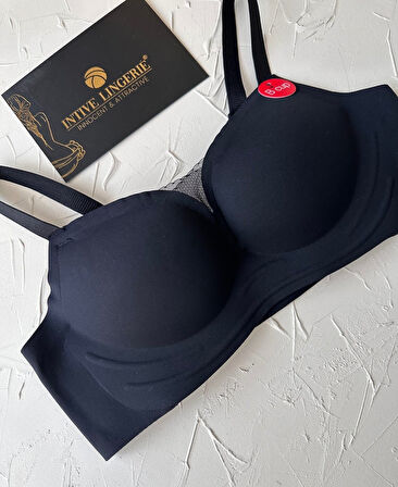 Olivia Balensiz Dikişsiz Lazer Kesim Hafif Destekli Önü Dantel Detaylı Yeni Nesil Sütyen (Intive Özel)