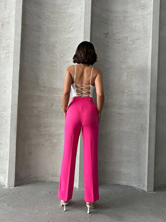 Palazzo fuşya pantolon