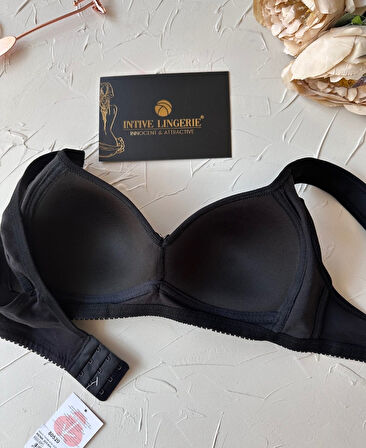 Louisa %85 Pamuklu Balesiz C Cup Toparlayıcı Penye Kalın Askılı 2'li Sütyen