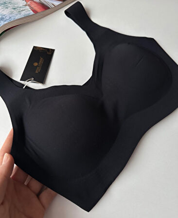 Intive Balensiz Dikişsiz Push-up Çıkarılabilir Padli Invisible (Görünmez) Bralet - İthal Bra
