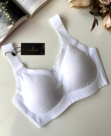 Intive Balensiz Dikişsiz Push-up Çıkarılabilir Padli Invisible (Görünmez) Bralet - İthal Bra