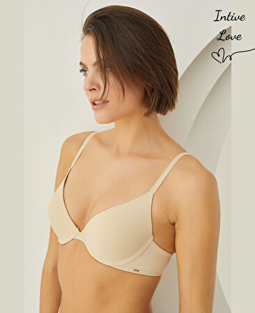 NBB Basic V Yaka Hafif Destekli Mikro Tulum Kol 3 Kopçalı Sütyen (Yeni Sezon-B/C Cup)