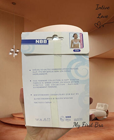 NBB %95 Pamuklu Balensiz Kopçalı 11-14 Yaş Garson Sütyen/Alıştırma Sütyeni