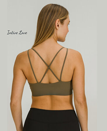 Mira Dikişsiz Hafif Dolgulu Çift Askılı Kopçasız Rahat Bralet/Sütyen/Büstiyer/Spor Sütyeni