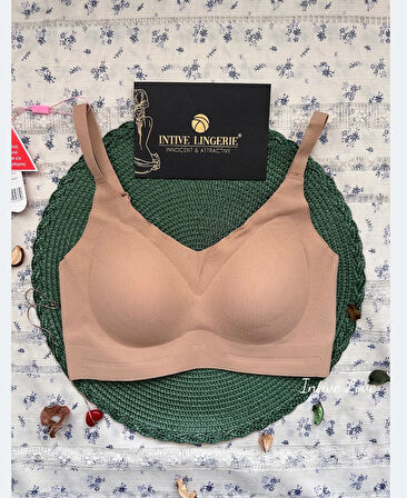 Intive PureForm Balensiz Dikişsiz Kopçasız Dokulu Seamless Bralet Sütyen (5 Renk)