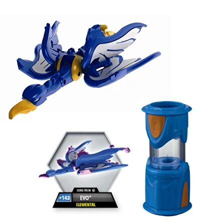 MONSUNO, Lisanslı Fusion EVO Figür, Fırlatma Kapsülü ve Oyun Kartı