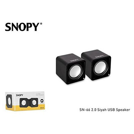 SNOPY SN-66 1+1 Usb Siyah Hoparlör