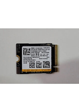 SAMSUNG BM9C1 2230 512GB M.2 PCIE 3100/1800 SSD (Kutusuz) 9MX512A