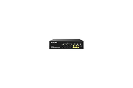 TENDA SG106PC 6 Port 10/100/1000 4 x PoE + 2 x Uplink PoE Gigabit Switch Metal Kasa