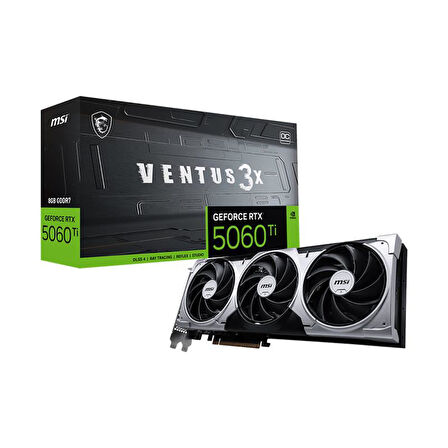 MSI GEFORCE RTX5060TI 8G VENTUS 3X OC 8GB DDR7 128BIT 3XDP 1XHDMI EKRAN KARTI