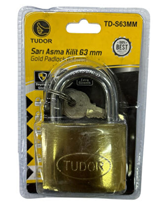 Ennalbur Tudor 63 mm Sarı Asma Kilit