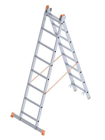 Saraylı 2X9 A Tipi Sürgülü Merdiven 4,94 Metre