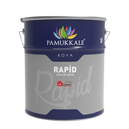 Pamukkale Rapid Endüstriyel Boya 2,5 Kg 9005 Mat Siyah