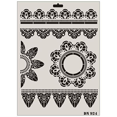 Rich Dantel Seri DN-924 Stencil 35x25 cm