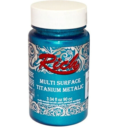 Rich Multi Surface Titanium 2572 Turkuaz Metalik 90 cc