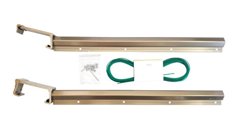 Koral Alüminyum Balkon Çamaşır Kurutma Askılığı 80x30