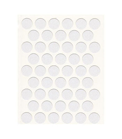 Yapışkanlı Vida Tapası (Beyaz) 10 mm