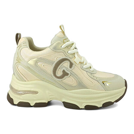 Guja 450 Kadın 25KA Sneaker Günlük Ayakkabı Bej