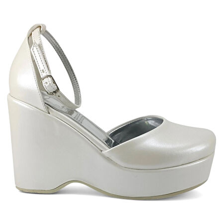 Beety 2007 25KA Kadın Abiye Ayakkabı Sedef