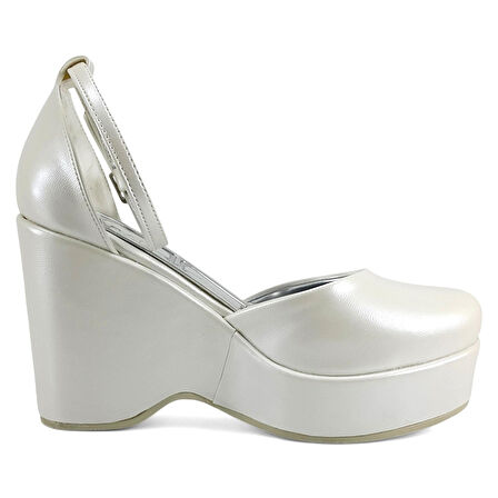 Beety 2007 25KA Kadın Abiye Ayakkabı Sedef