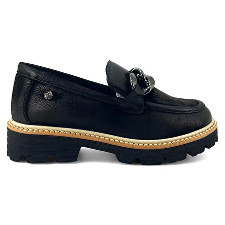 Mammamia 3230 25KA Kadın Günlük Ayakkabı Siyah Nubuk